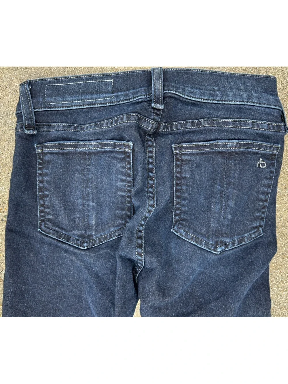 Rag & Bone Jeans Women 25W x 26L Skinny Dark Blue Wash
